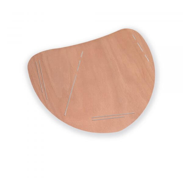 LIANE folding table LEAVE #1 in natural wood, limited edition design by jacobsroom for contract restaurant private