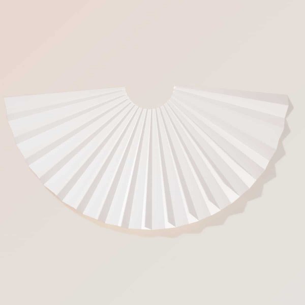 JEUX wall decor light sculpture applique led white folded origami metal limited edition contemporary soft minimal unique object design by jacobsroom