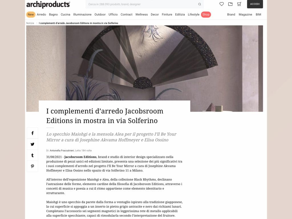archiproducts-featuring-jacobsroom-editions-MILAN-DESIGN-WEEK-2021