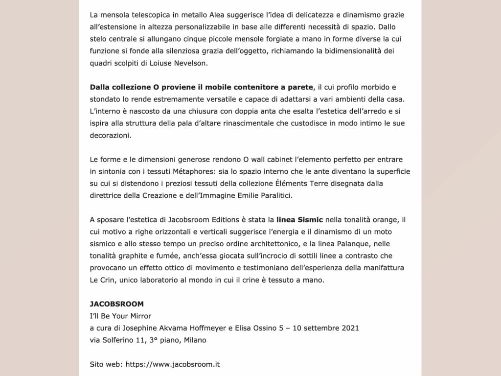 Interiorissimi featuring MDW 2021 jacobsroom editions