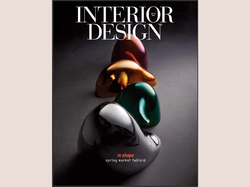 Thsi si the cover of Interior Design New York magazine featuring jacobsroom studio Rome